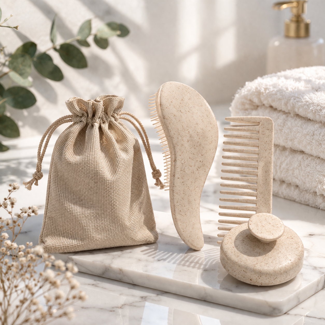 Brosse Démêlante Botanea – Anti-casse & Stimule la pousse