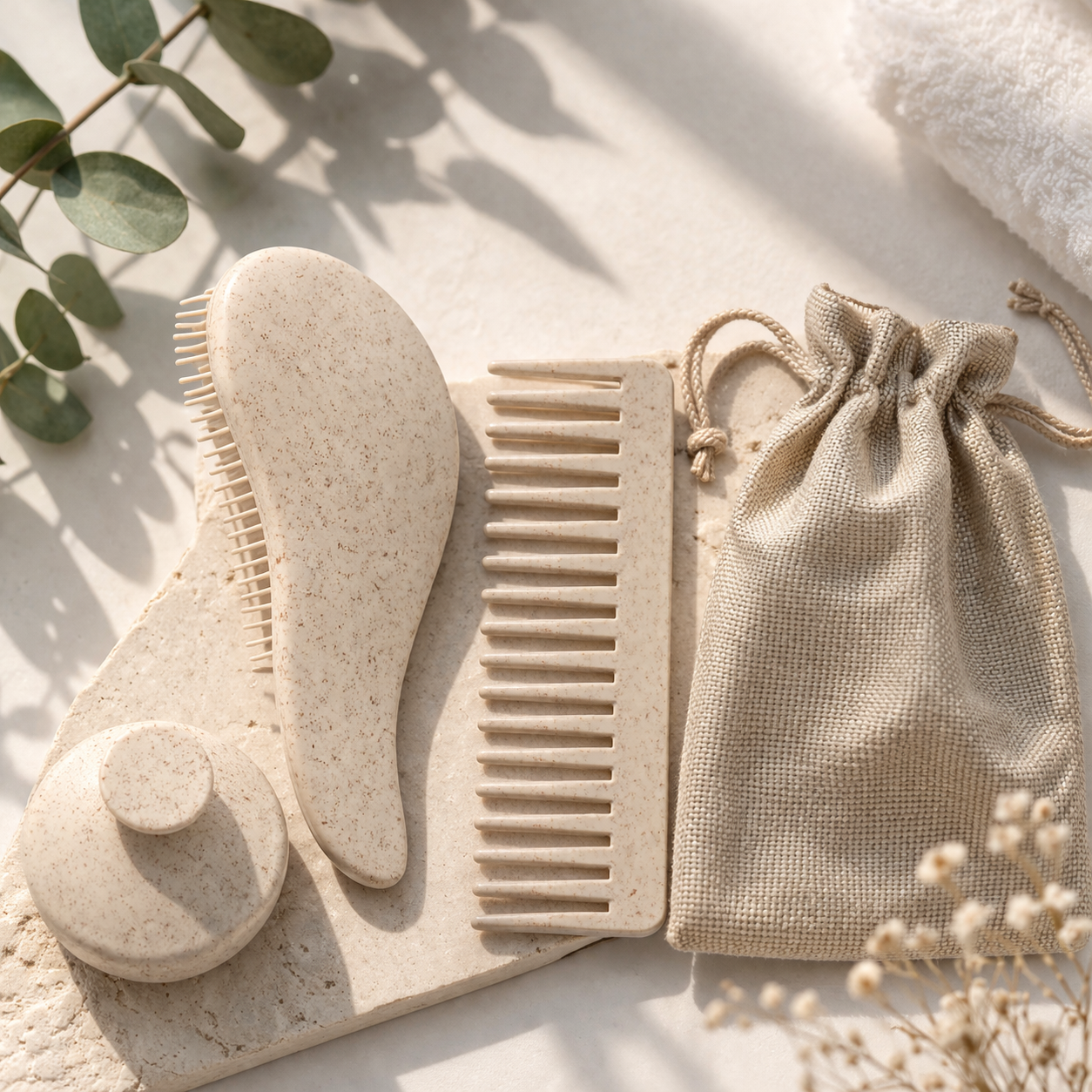 Brosse Démêlante Botanea – Anti-casse & Stimule la pousse